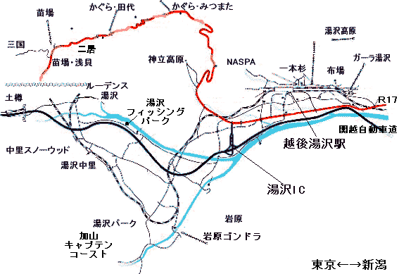 yuzawa map