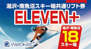 2枚セット】関東18スキー場 共通スキーリフト1日引換 関東18スキー